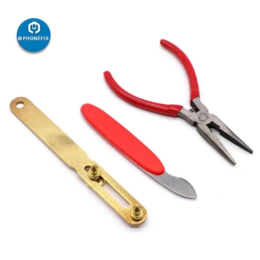 16Pcs Entry Level Watch Opening Repair Hand Tool Kit for Watchmaker
