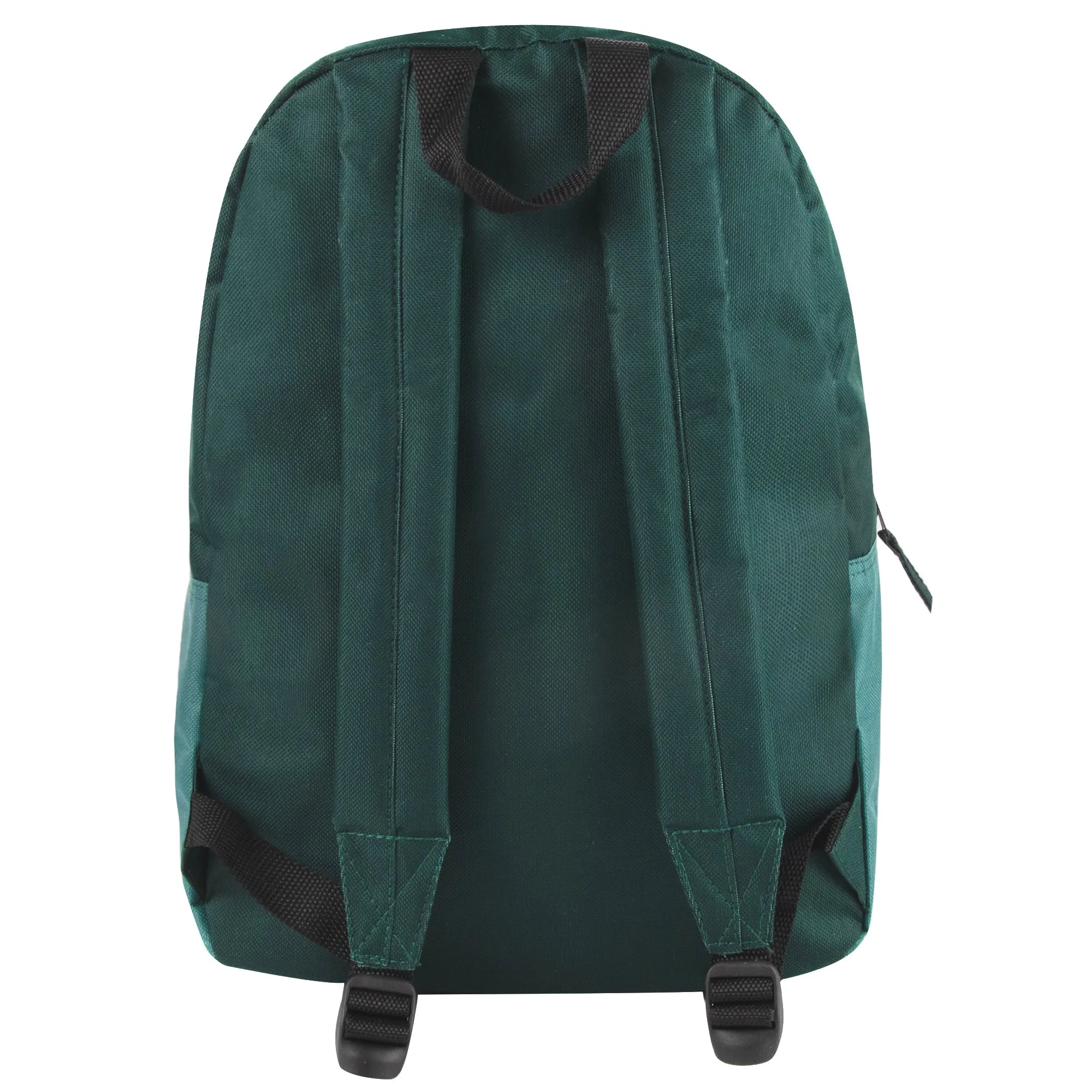 17-Inch Double Front Zippered Pocket Backpack