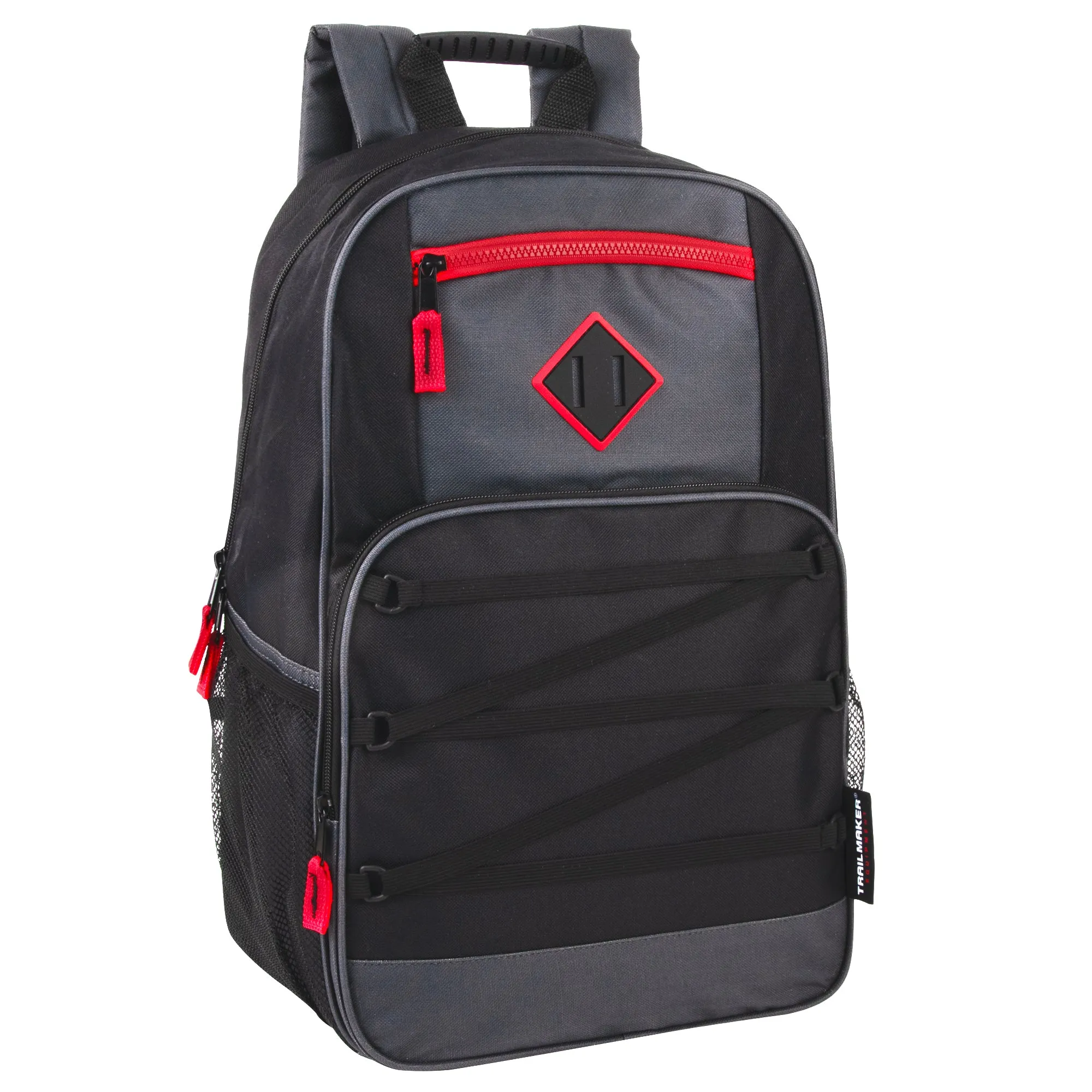 19 Inch Dome Bungee Backpack with Laptop Section - 4 Boys Colors