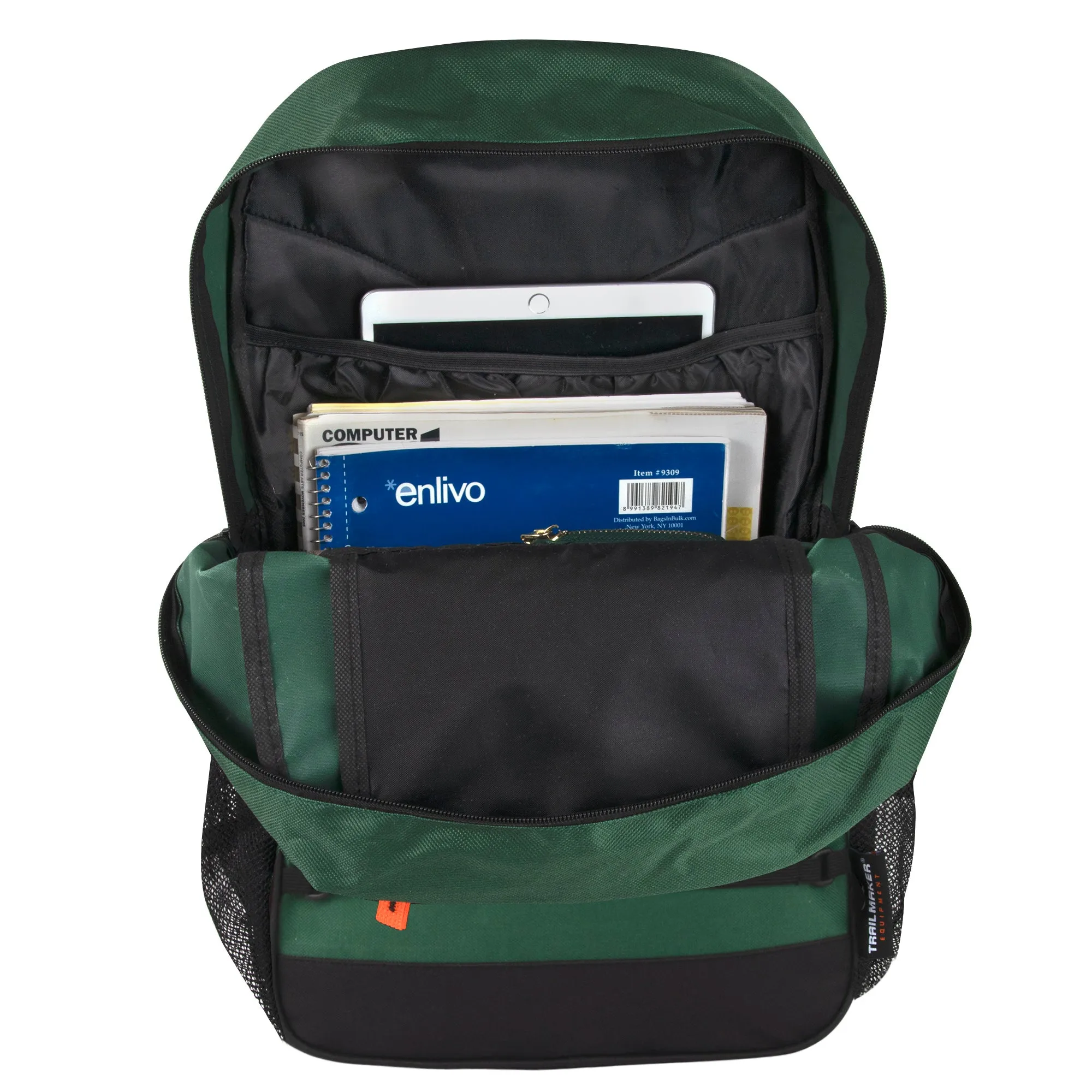 19 Inch Dome Bungee Backpack with Laptop Section - 4 Boys Colors
