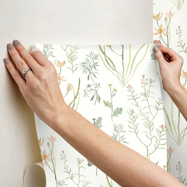 Alpine Botanical Peel and Stick Wallpaper