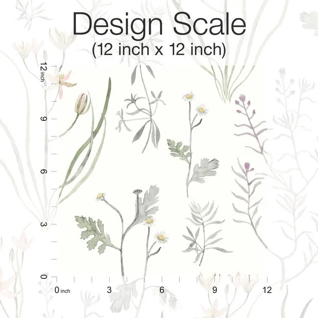 Alpine Botanical Peel and Stick Wallpaper