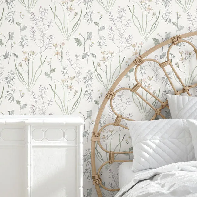 Alpine Botanical Peel and Stick Wallpaper