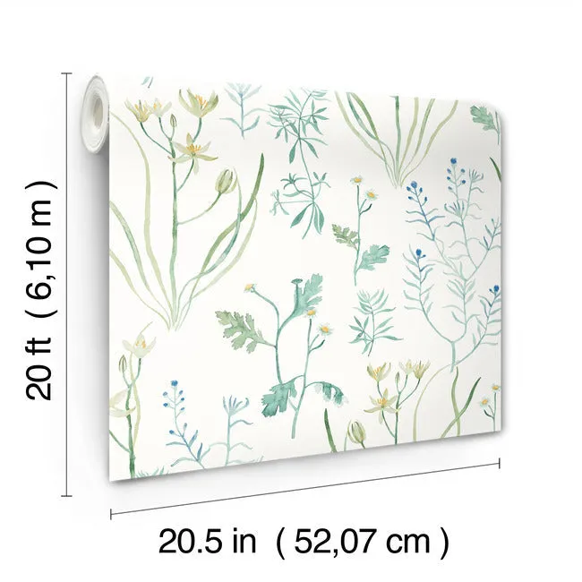 Alpine Botanical Peel and Stick Wallpaper