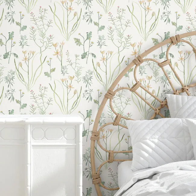 Alpine Botanical Peel and Stick Wallpaper