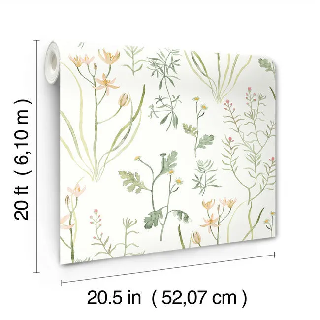 Alpine Botanical Peel and Stick Wallpaper