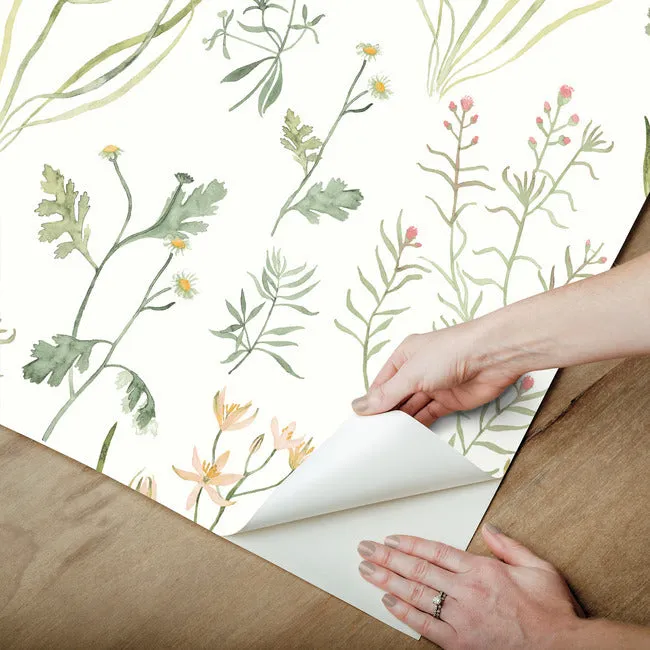 Alpine Botanical Peel and Stick Wallpaper