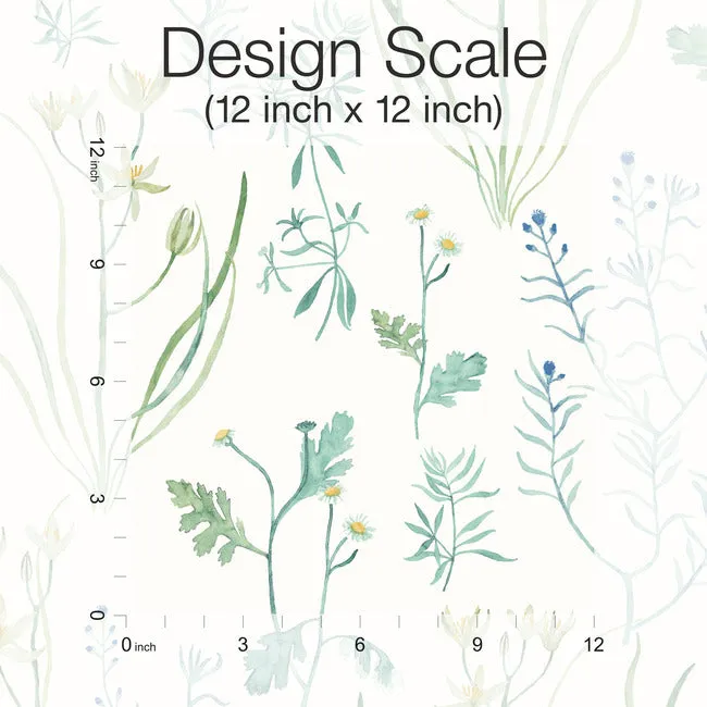 Alpine Botanical Peel and Stick Wallpaper