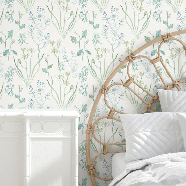 Alpine Botanical Peel and Stick Wallpaper