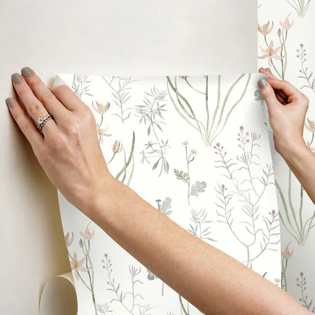 Alpine Botanical Peel and Stick Wallpaper