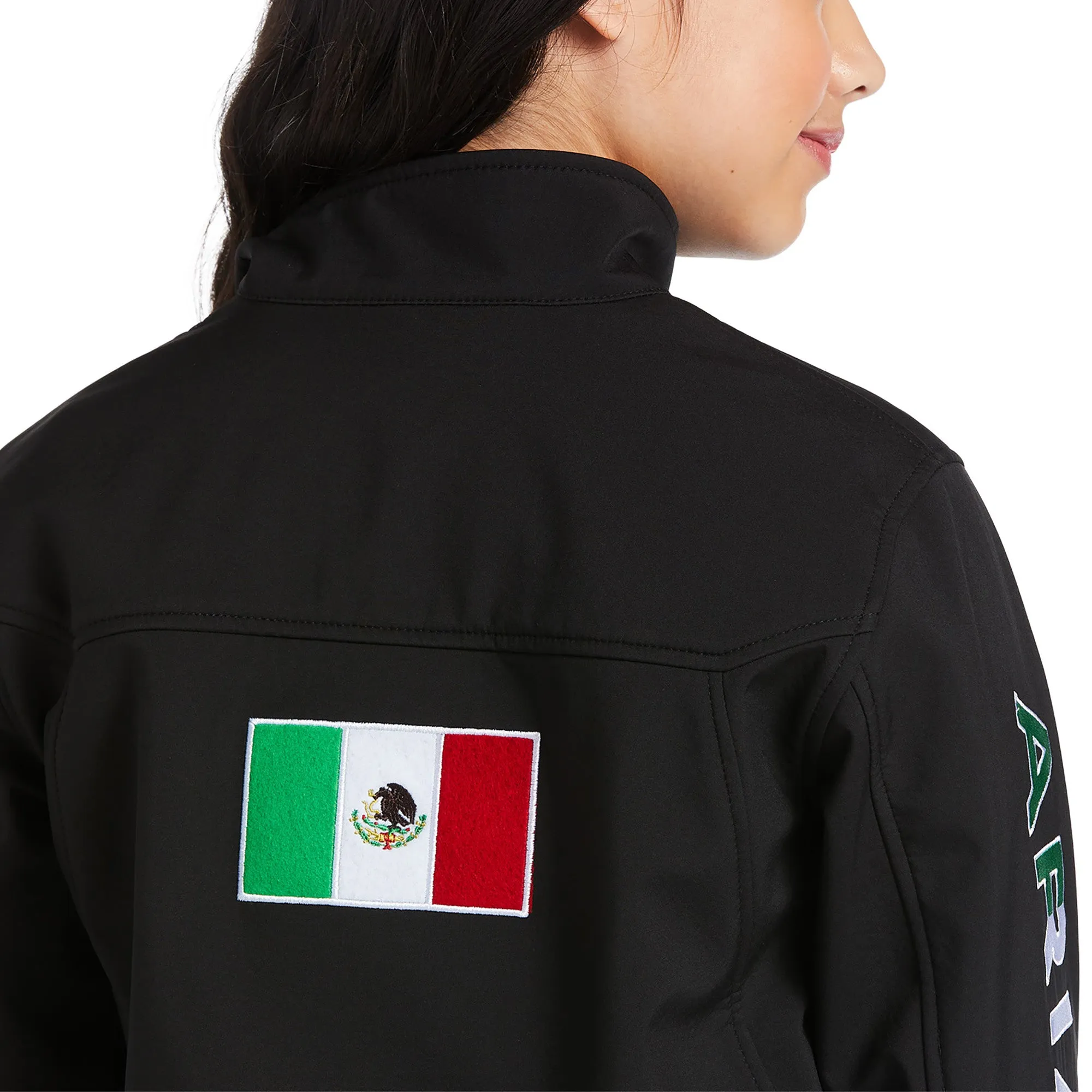 Ariat® Children's New Team Softshell Mexico Black Jacket 10036550