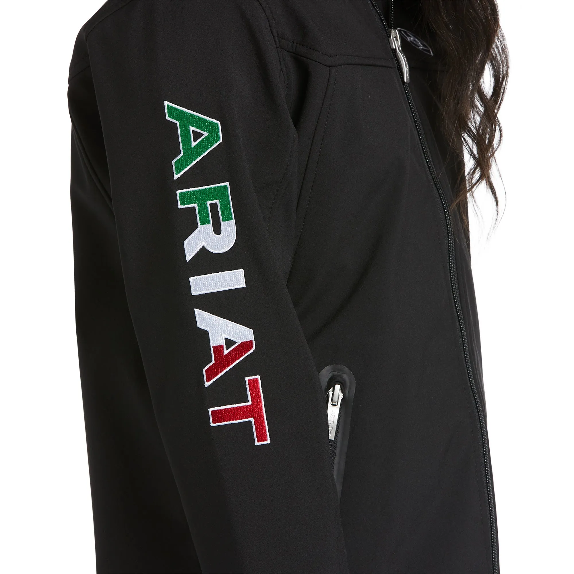 Ariat® Children's New Team Softshell Mexico Black Jacket 10036550