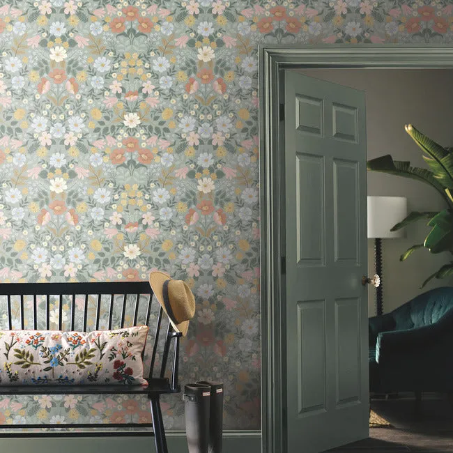 Bramble Garden Premium Peel   Stick Wallpaper