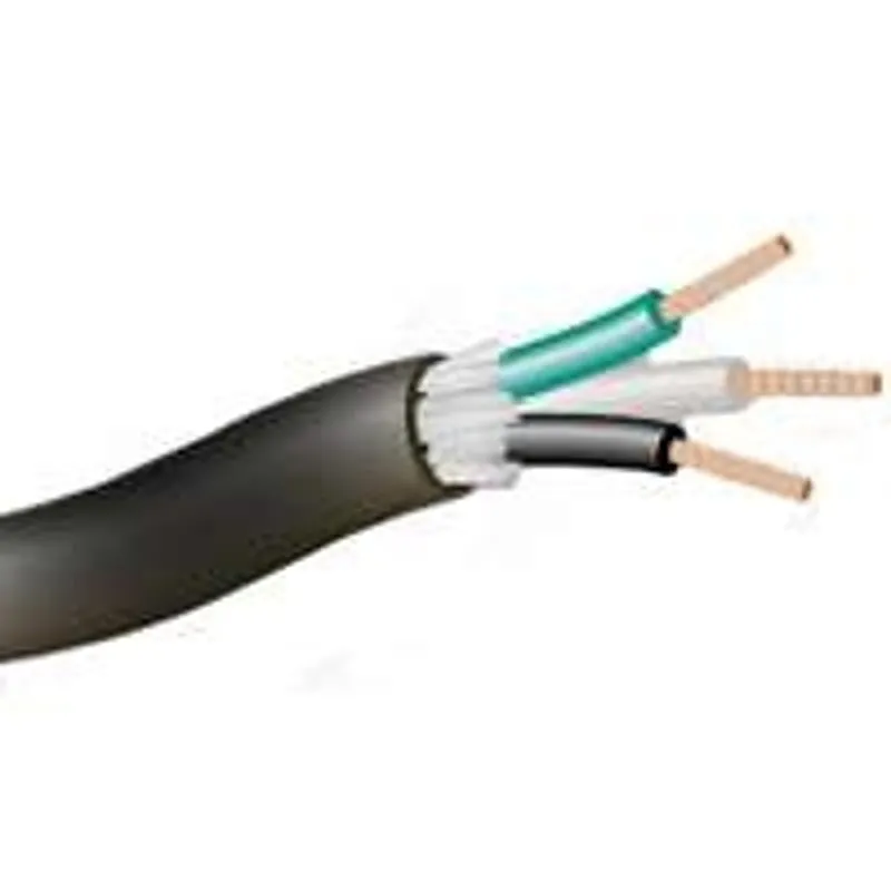 CCI 55039504 Electrical Wire, 12 AWG Wire, 250 ft L, Copper Conductor, TPE Insulation, TPE Sheath, Black Sheath :SPOOL: QUANTITY: 1