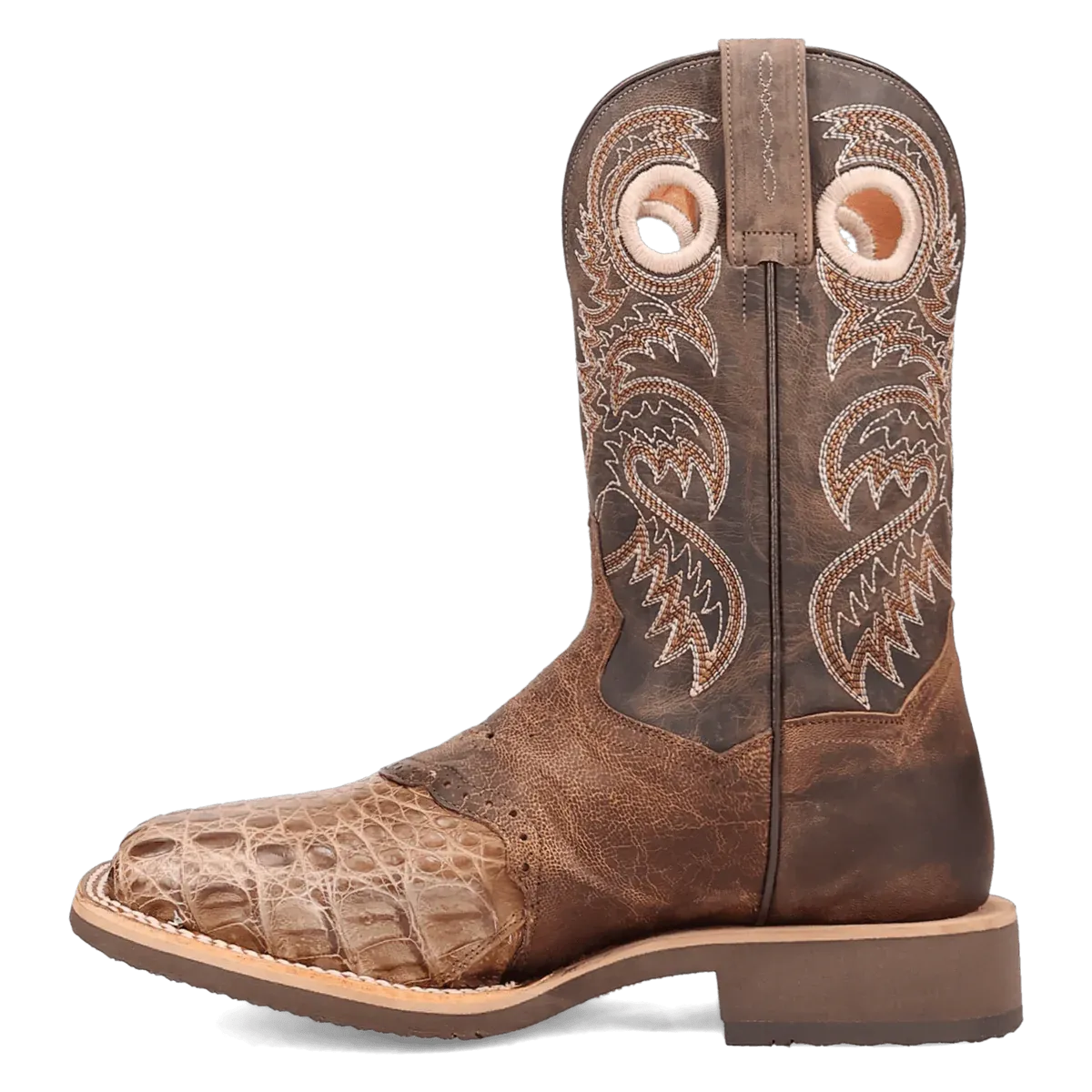 Dan Post Men's Egan Caiman Western Boot in Bay Apache