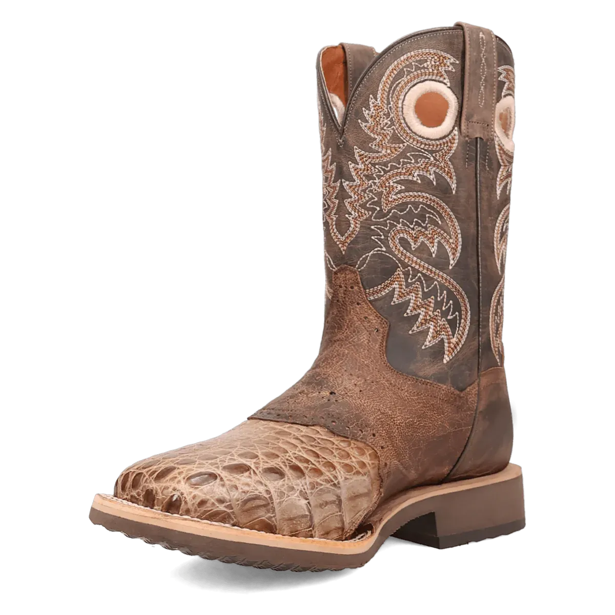Dan Post Men's Egan Caiman Western Boot in Bay Apache