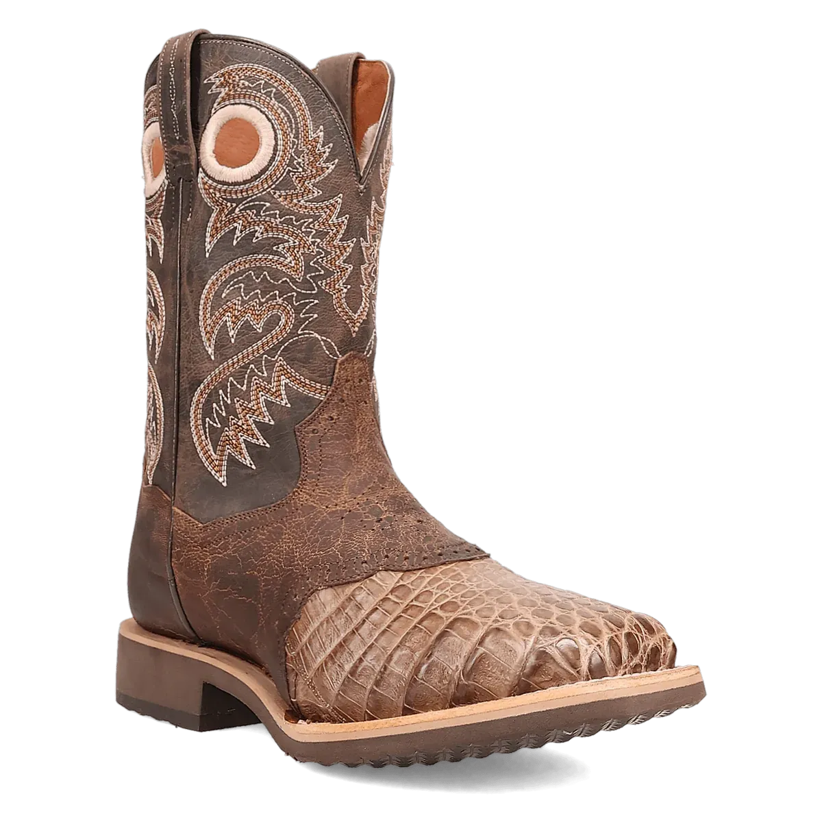 Dan Post Men's Egan Caiman Western Boot in Bay Apache