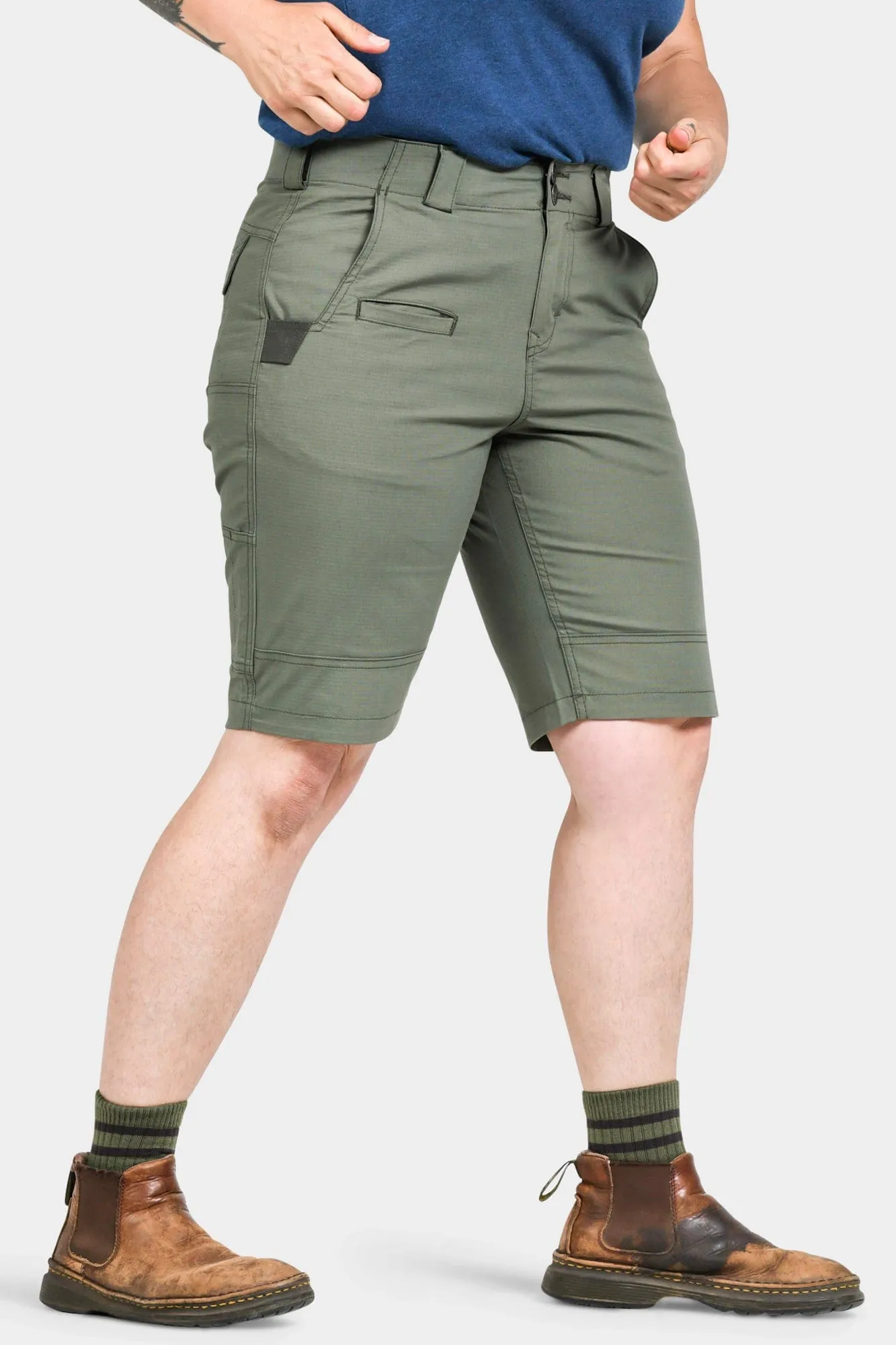 Day Construct Short in Ultra Light Lichen Ripstop