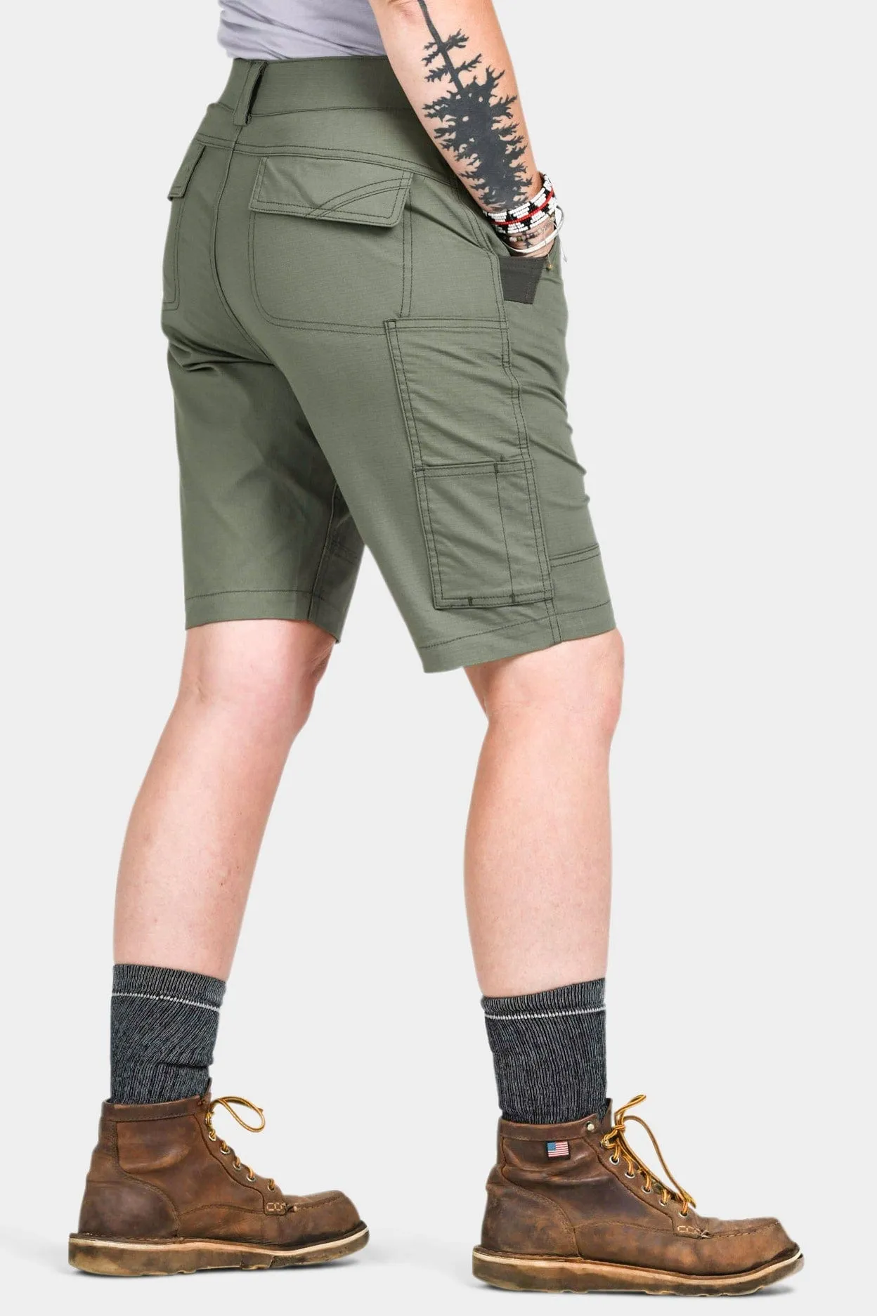 Day Construct Short in Ultra Light Lichen Ripstop