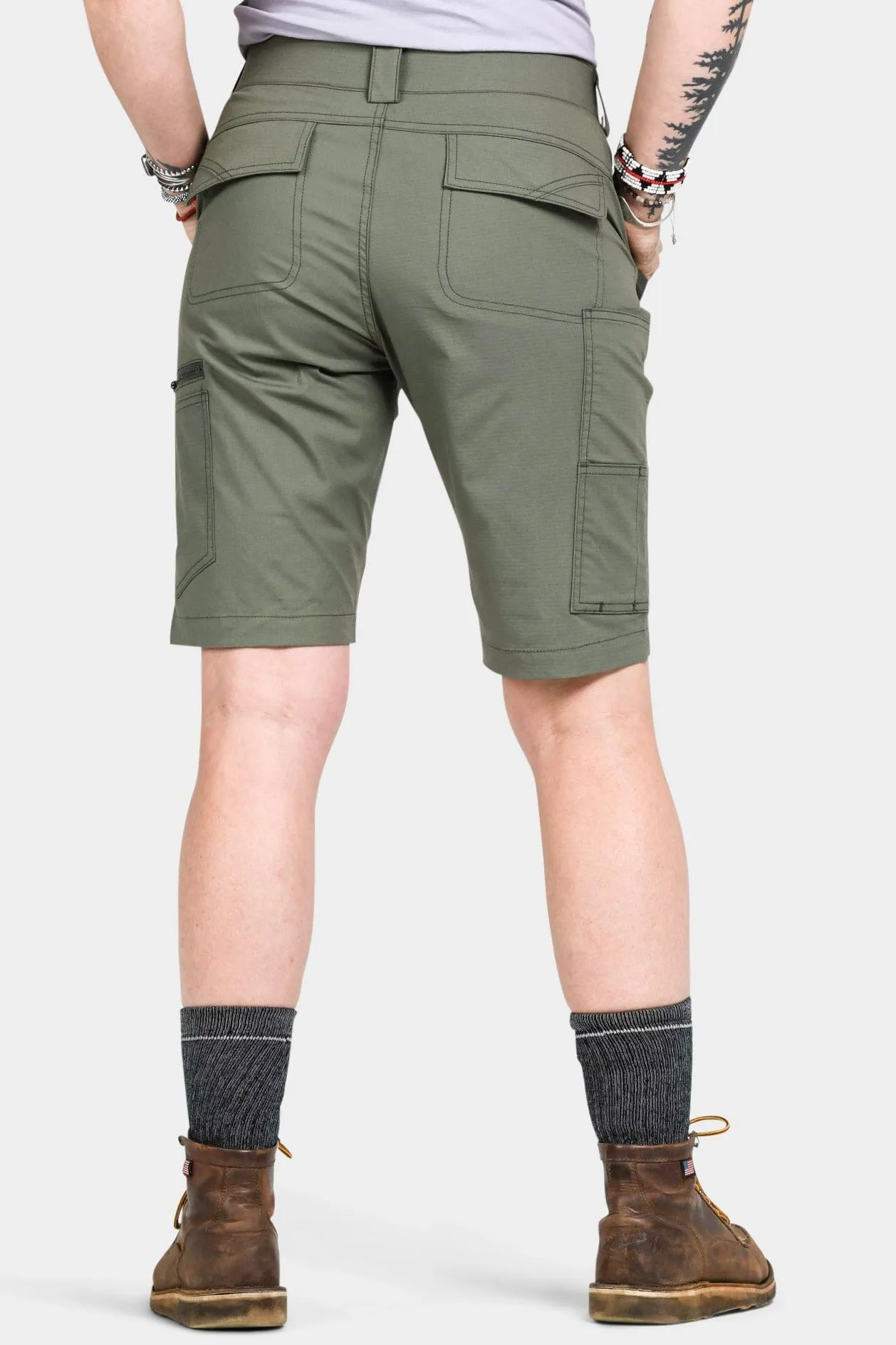 Day Construct Short in Ultra Light Lichen Ripstop