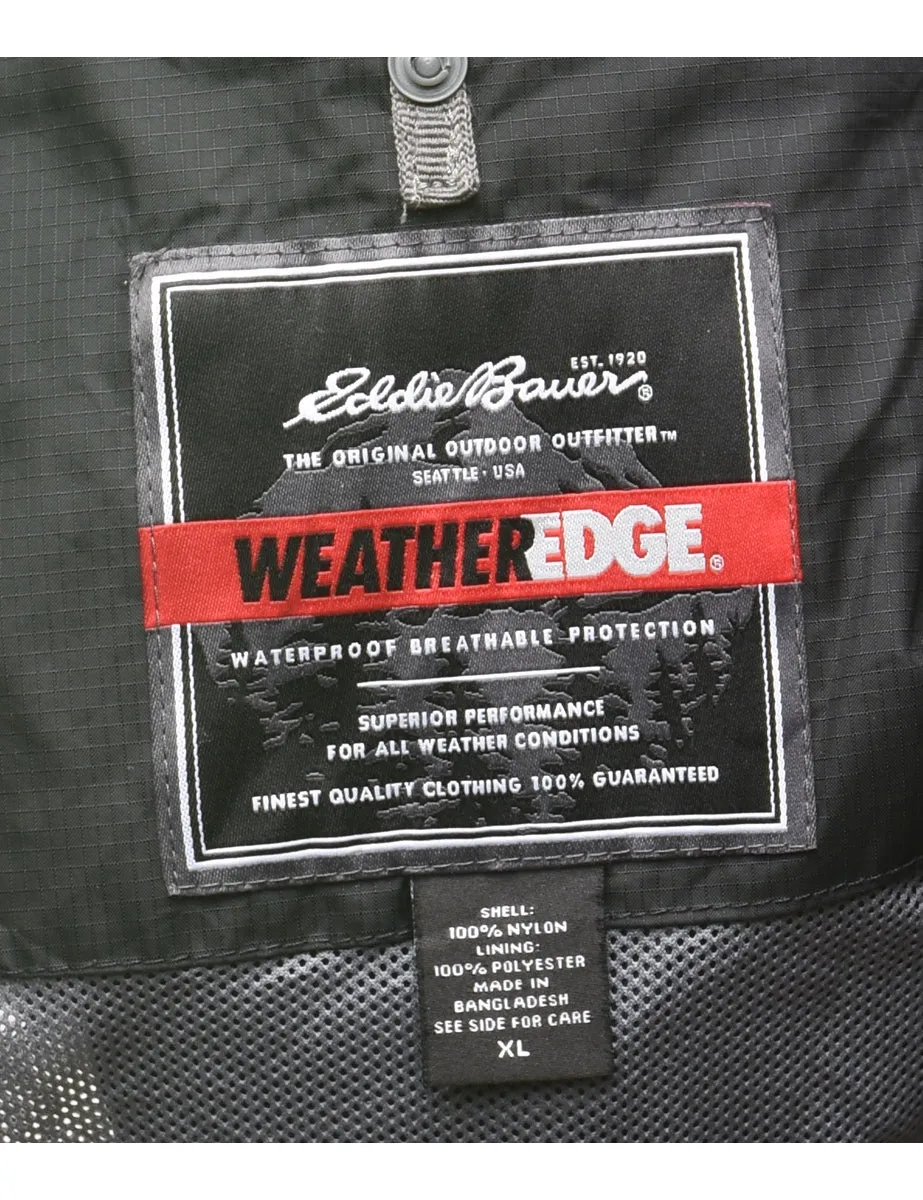 Eddie Bauer Black Mountaineering Nylon Jacket - XL