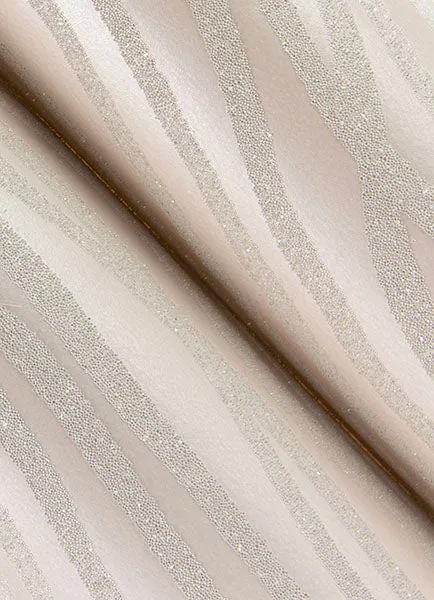 Galyn Rose Gold Pearlescent Wave Wallpaper