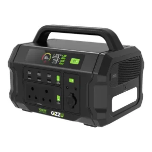 Gizzu Challenger Pro 1120 Wh/1000 W Ups Fast Charge Lifepo4 Portable Power Station Gps1100 U