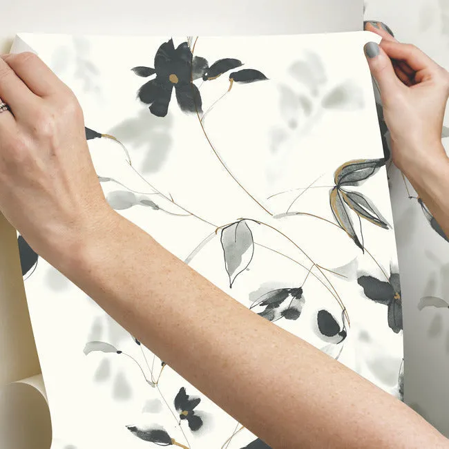 Linden Flower Premium Peel   Stick Wallpaper