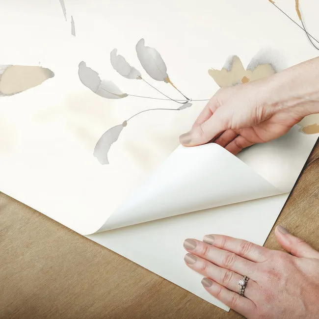 Linden Flower Premium Peel   Stick Wallpaper