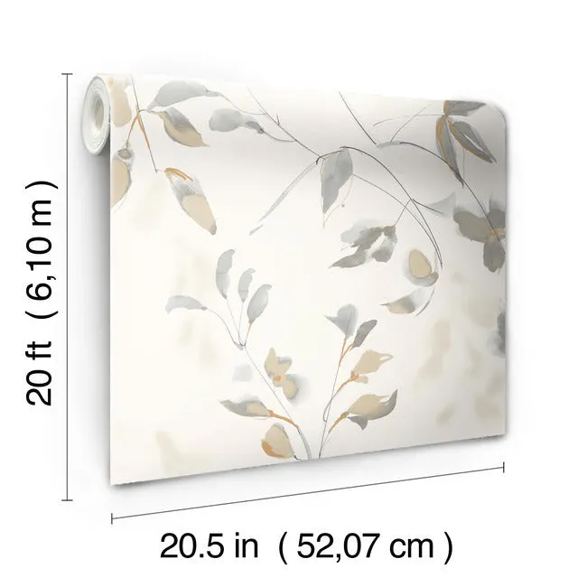 Linden Flower Premium Peel   Stick Wallpaper