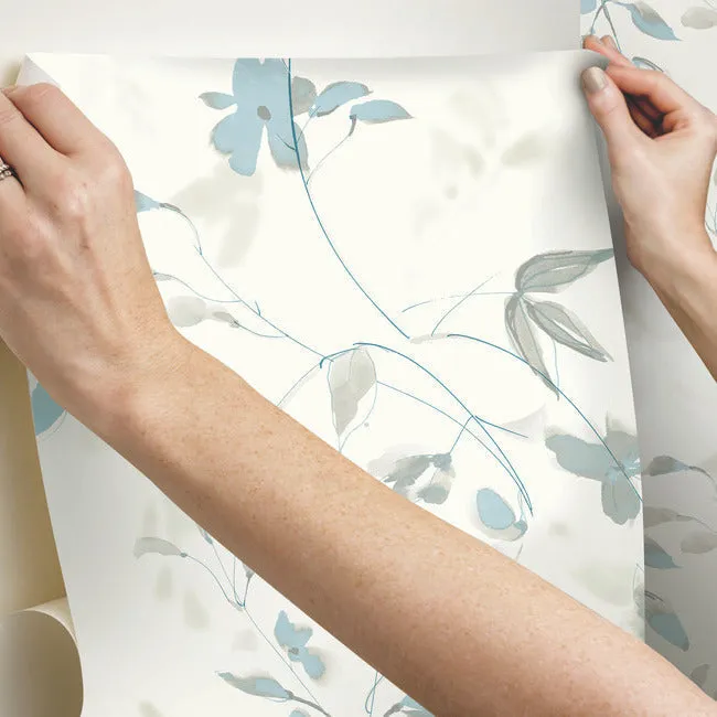Linden Flower Premium Peel   Stick Wallpaper