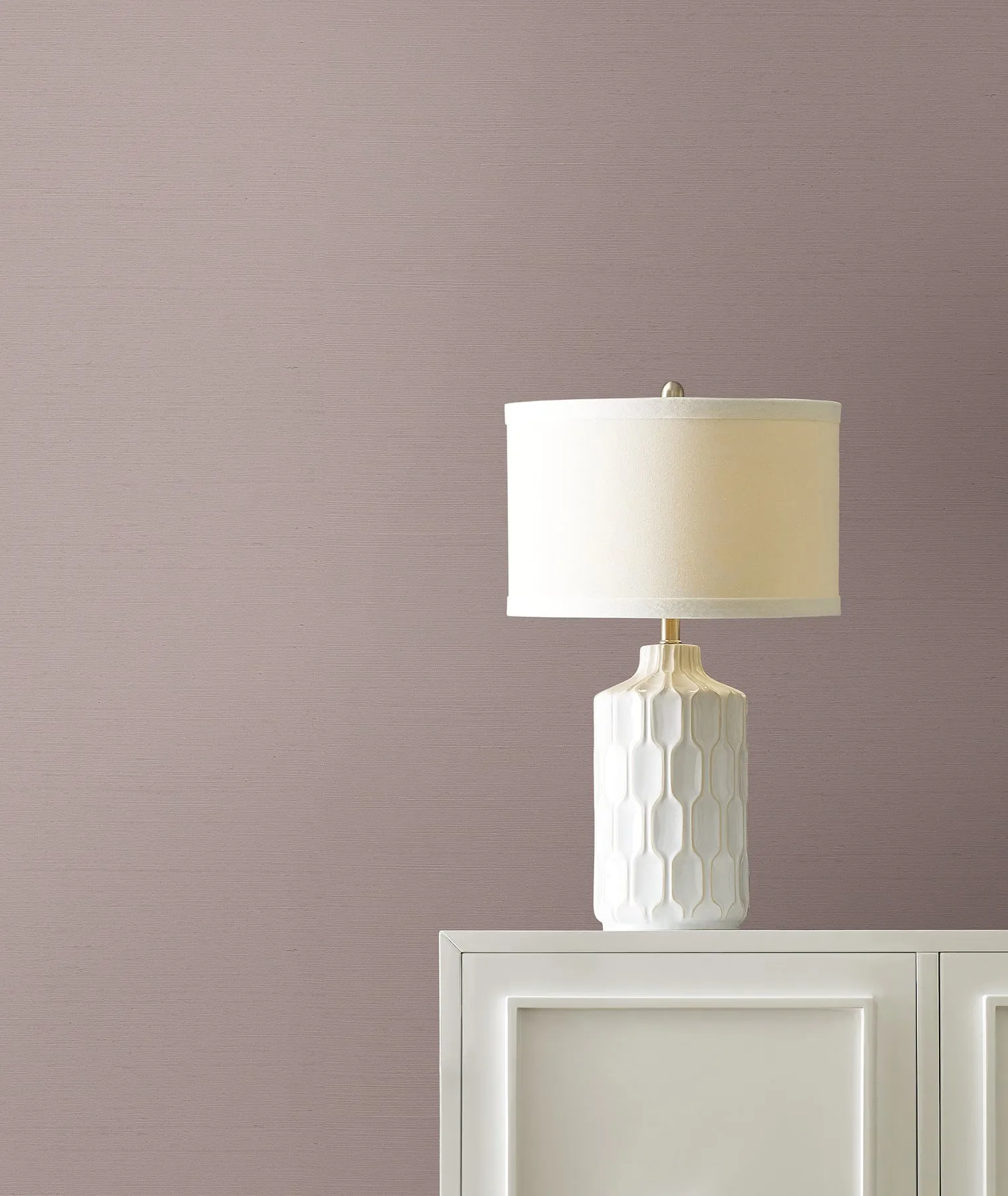 Maguey Mauve Sisal Wallpaper
