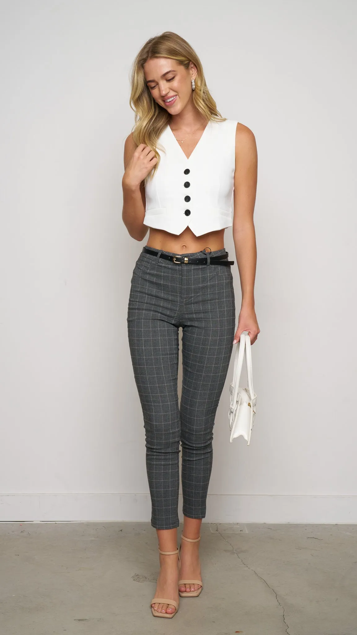 Peachy Pants in gray