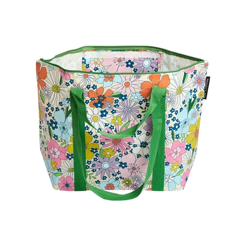 Project Ten - Zip Medium Tote - Wild Flowers