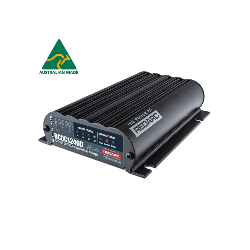 REDARC DUAL INPUT 40A IN-VEHICLE DC BATTERY CHARGER (BCDC1240D)