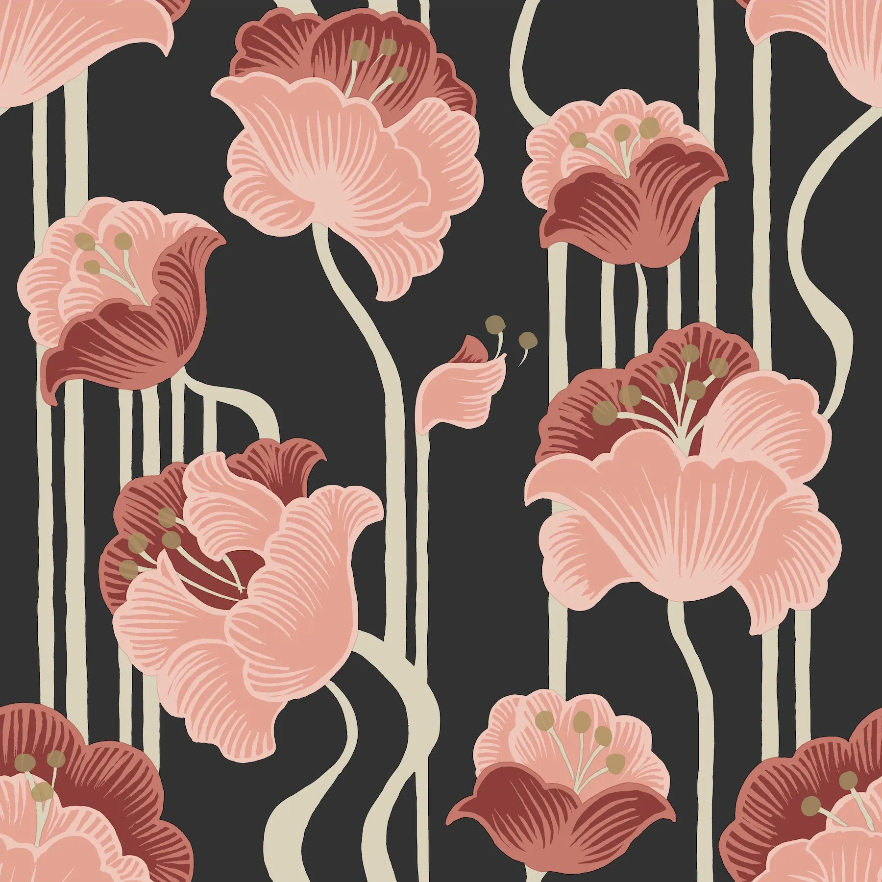 Shirley Premium Peel   Stick Wallpaper
