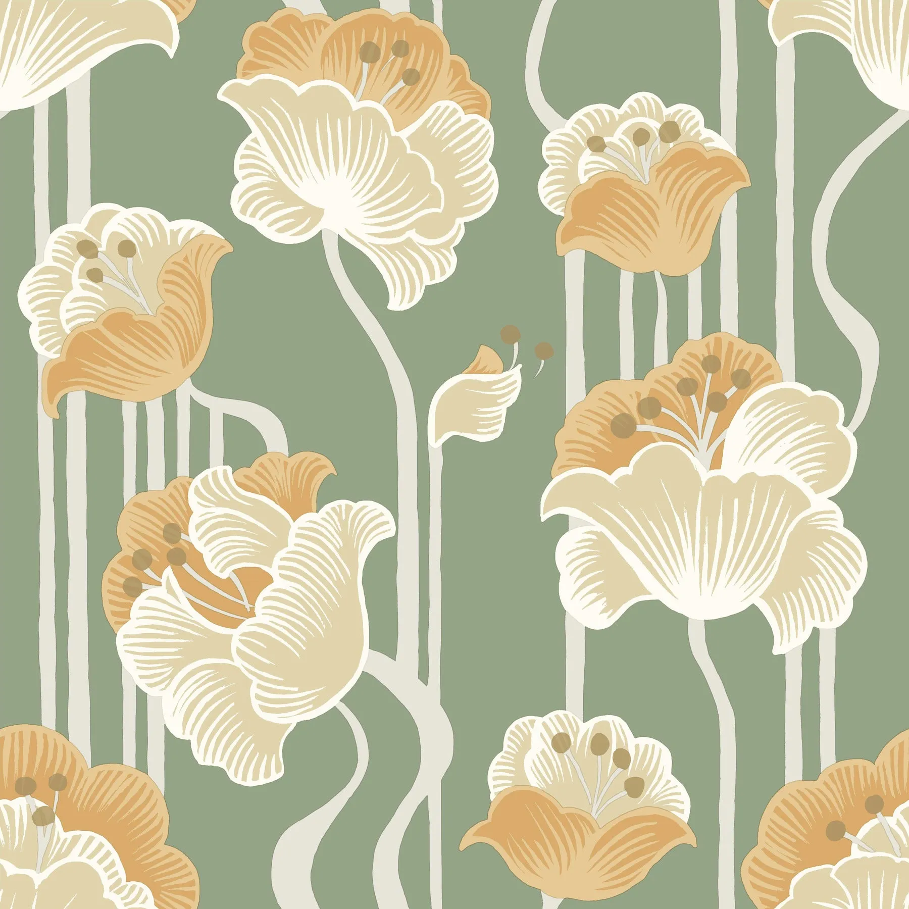 Shirley Premium Peel   Stick Wallpaper