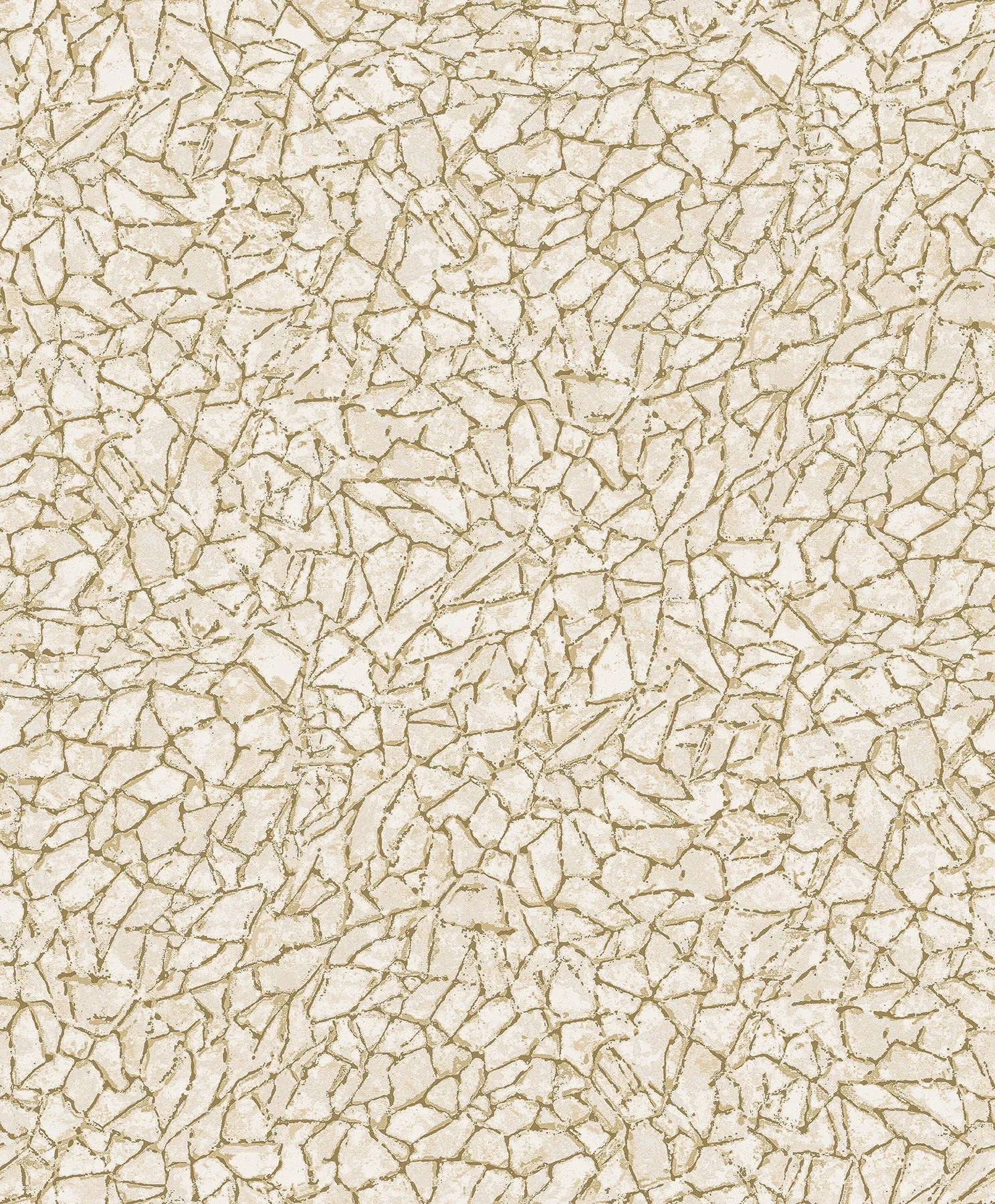 Soma Silver Metallic Crackling Wallpaper