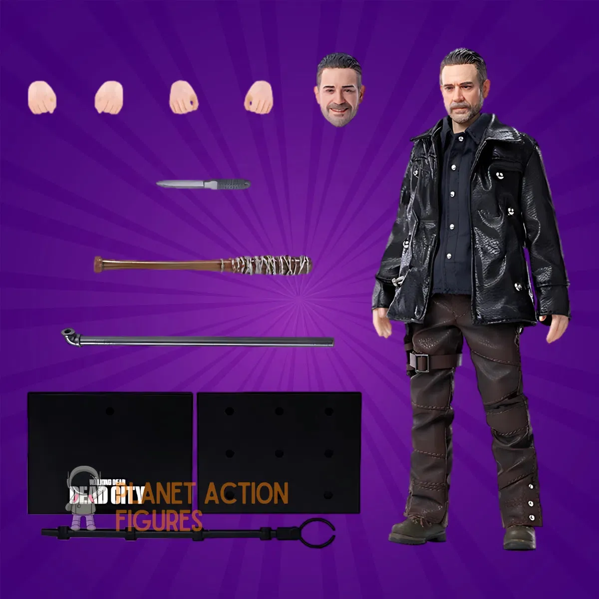 The Walking Dead: Dead City: Negan: Exquisite Super: 1/12 Scale Action Figure